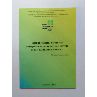 Организация системы контроля за адаптацией детей в замещающих семьях