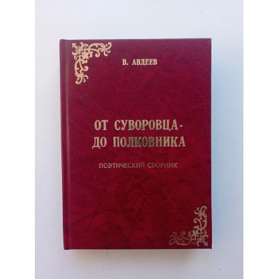 От суворовца - до полковника. Владимир Авдеев 