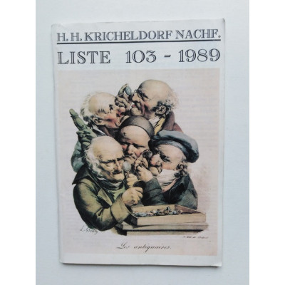 H.H. Kricheldorf Nachf. Liste 103 - 1989. 1989 